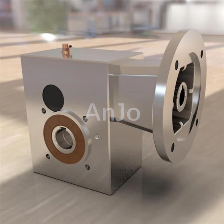 Stainless steel hypoid gearbox